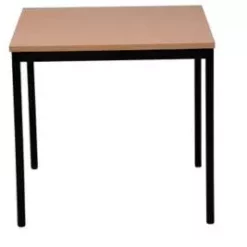 PROREGAL Bürotisch Wolf | Quadratisch | HxBxT 75x70x70 Cm | Schwarz-Buche -Vidaxl Verkäufe 0057175c 2c31 4ffd b6e9 44526cd9f668