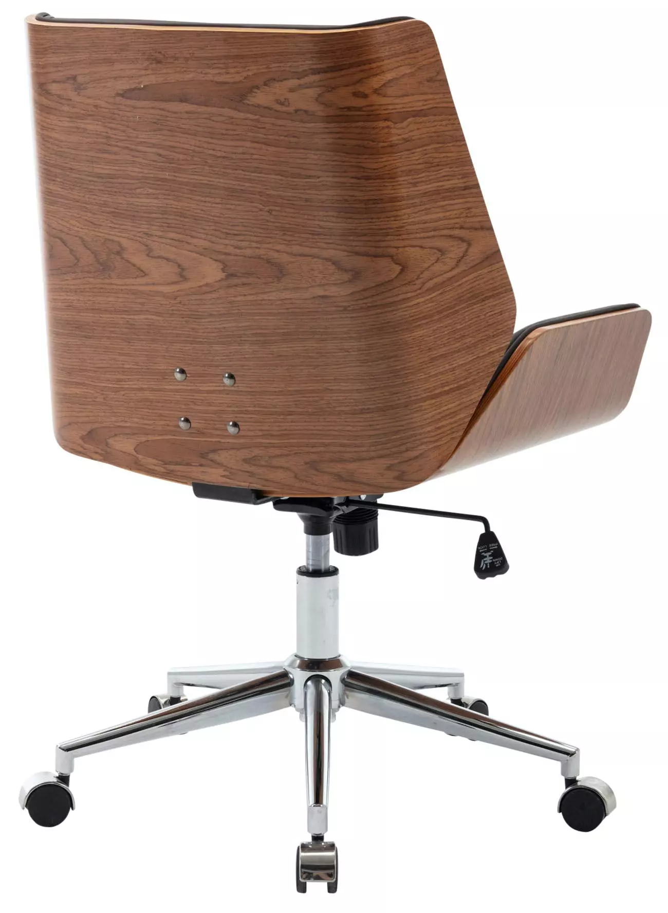 CLP Bürostuhl Zwolle Kunstleder Walnuss/braun 8 CLP Bürostuhl Zwolle Kunstleder Walnuss/braun – Bild 6