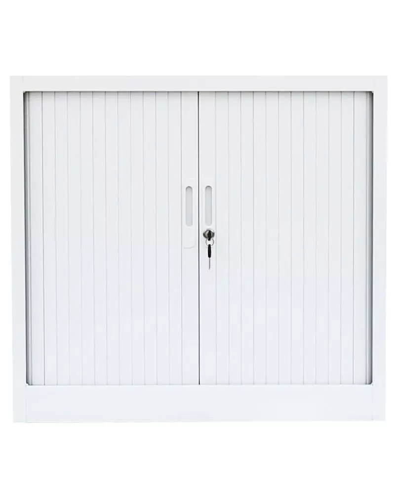 Lullmann Querrollladenschrank Sideboard 80cm Breit Stahl Büro Aktenschrank Rolladenschrank Weiß 555087 8 Lullmann Querrollladenschrank Sideboard 80cm Breit Stahl Büro Aktenschrank Rolladenschrank Weiß 555087 – Bild 6