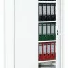 Lullmann Stahl Aktenschrank Metallschrank Abschließbar Büroschrank Weiß 1950 X 925 X 422 Mm 530347