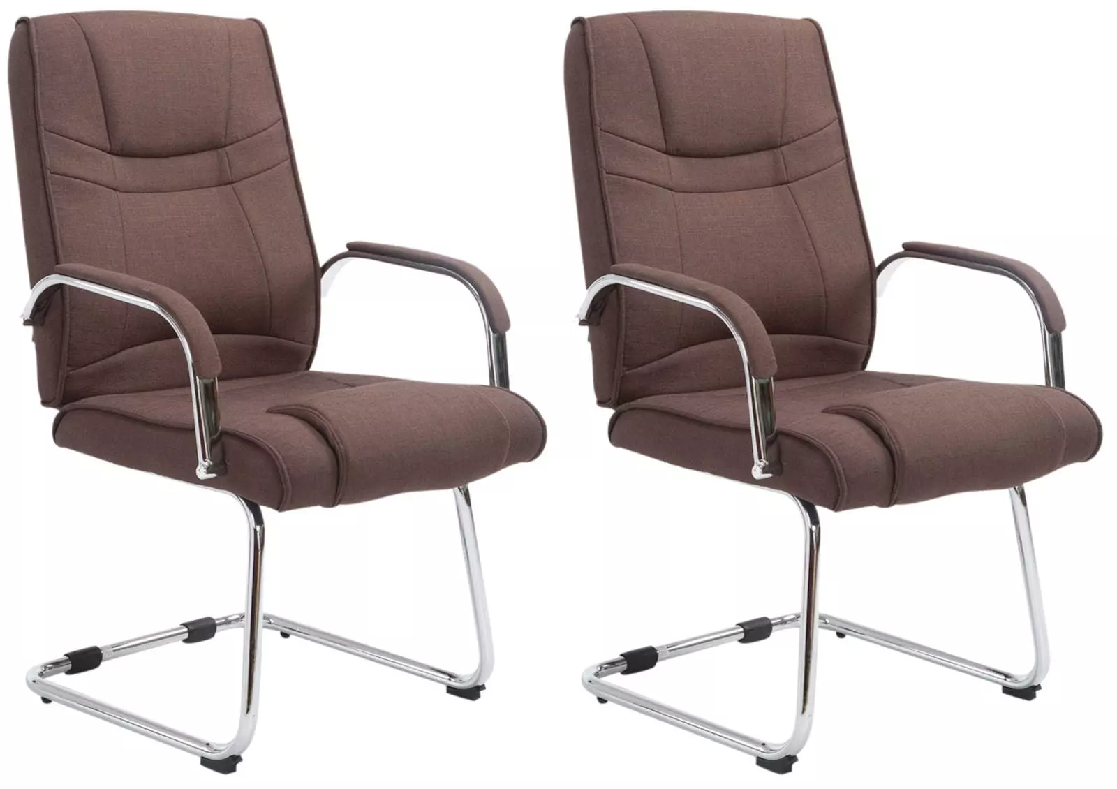 CLP 2er Set Stühle Burnley Echtleder Braun 7 CLP 2er Set Stühle Burnley Echtleder Braun – Bild 5