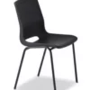 Null Kunststoffschalenstuhl, 4-Fuß Schwarz, Sitz PP Charcoal -Vidaxl Verkäufe 0874a844 74ff 47ba be38 71ab744f860f 4