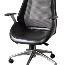 Lullmann Bürodrehstuhl Schalensitz Schreibtischstuhl Drehstuhl Chefsessel Racer "GT2" Schwarz/black Classic Car Seat 212655