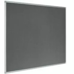 Bi-Office Earth Maya Graue Filznotiztafel Mit Aluminiumrahmen 180x120cm