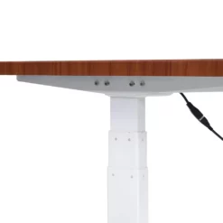 Null Schreibtisch HWC-D40, Computertisch, Elektrisch Höhenverstellbar 160x80cm 53kg ~ Natur, Weiß -Vidaxl Verkäufe 0c36e41b e6c1 4206 add7 669e6951851e