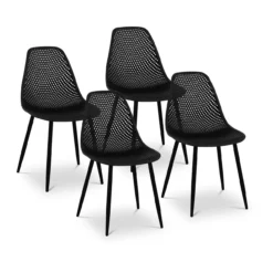 Null Fromm & Starck Stuhl - 2er Set - Bis 150 Kg - Sitzfläche 45 X 44 Cm - Schwarz -Vidaxl Verkäufe 10610a4a f81c 4d26 92ac 277dfc366dea