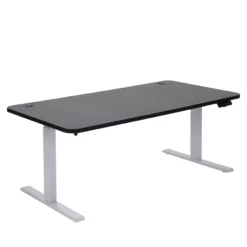 Null Schreibtisch HWC-D40, Computertisch, Elektrisch Höhenverstellbar 160x80cm 53kg ~ Hellbraun, Grau -Vidaxl Verkäufe 1483d9a8 7dd8 4e0e 873c 1ea899b09fec