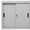 PROREGAL Schiebetürenschrank Ant | 2 Ordernhöhen | HxBxT 75x80x45 Cm | Grau -Vidaxl Verkäufe 1511021b c385 49a7 838a b9bd79b24192 4