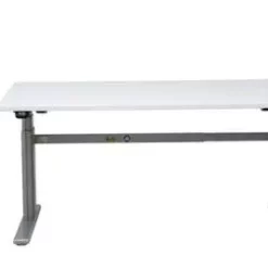 PROREGAL Elektrisch Höhenverstellbarer Schreibtisch Elk | HxBxT 63-128x160x80 Cm | Silber-Buche -Vidaxl Verkäufe 1538b965 82f6 42fd ac62 04333cb25764