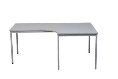 PROREGAL Bürotisch Wolf | Rechteckig | HxBxT 75x180x80 Cm | Grau 6 PROREGAL Bürotisch Wolf | Rechteckig | HxBxT 75x180x80 Cm | Grau – Bild 4
