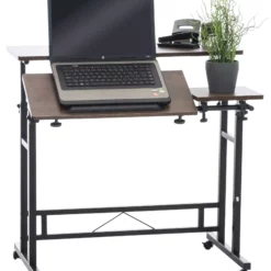 CLP Schreibtisch Widnes Walnuss/schwarz -Vidaxl Verkäufe 16b6e149 5946 45b5 b90c 0258b7b80a47