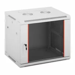 Null Fromm & Starck Serverschrank - 19 Zoll - 9 HE - Abschließbar - Bis 75 Kg - Grau