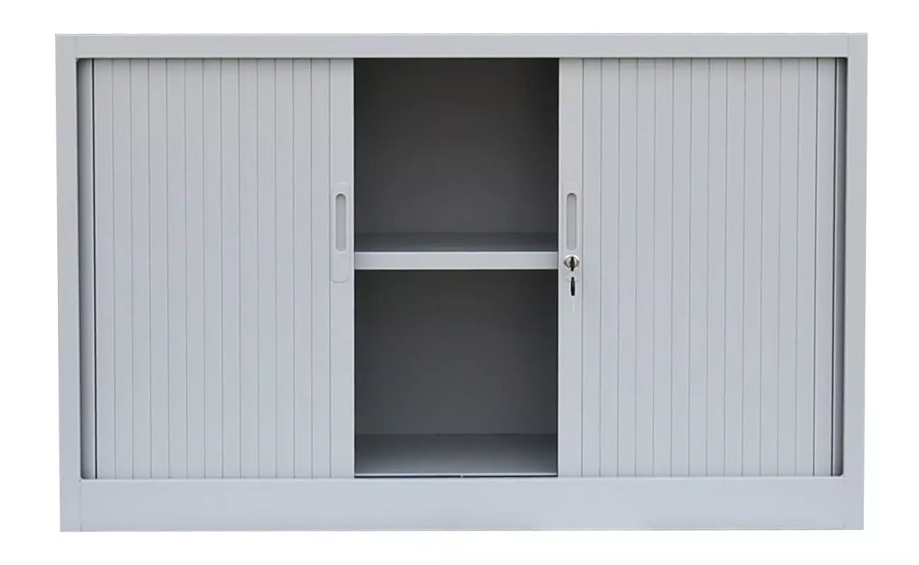 Lullmann Querrollladenschrank Sideboard 100cm Breit Aktenschrank Rolladenschrank Grau 555100 7 Lullmann Querrollladenschrank Sideboard 100cm Breit Aktenschrank Rolladenschrank Grau 555100 – Bild 5