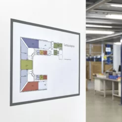 Null Magnetofix-Magnetrahmen, 5 Stück Silber
