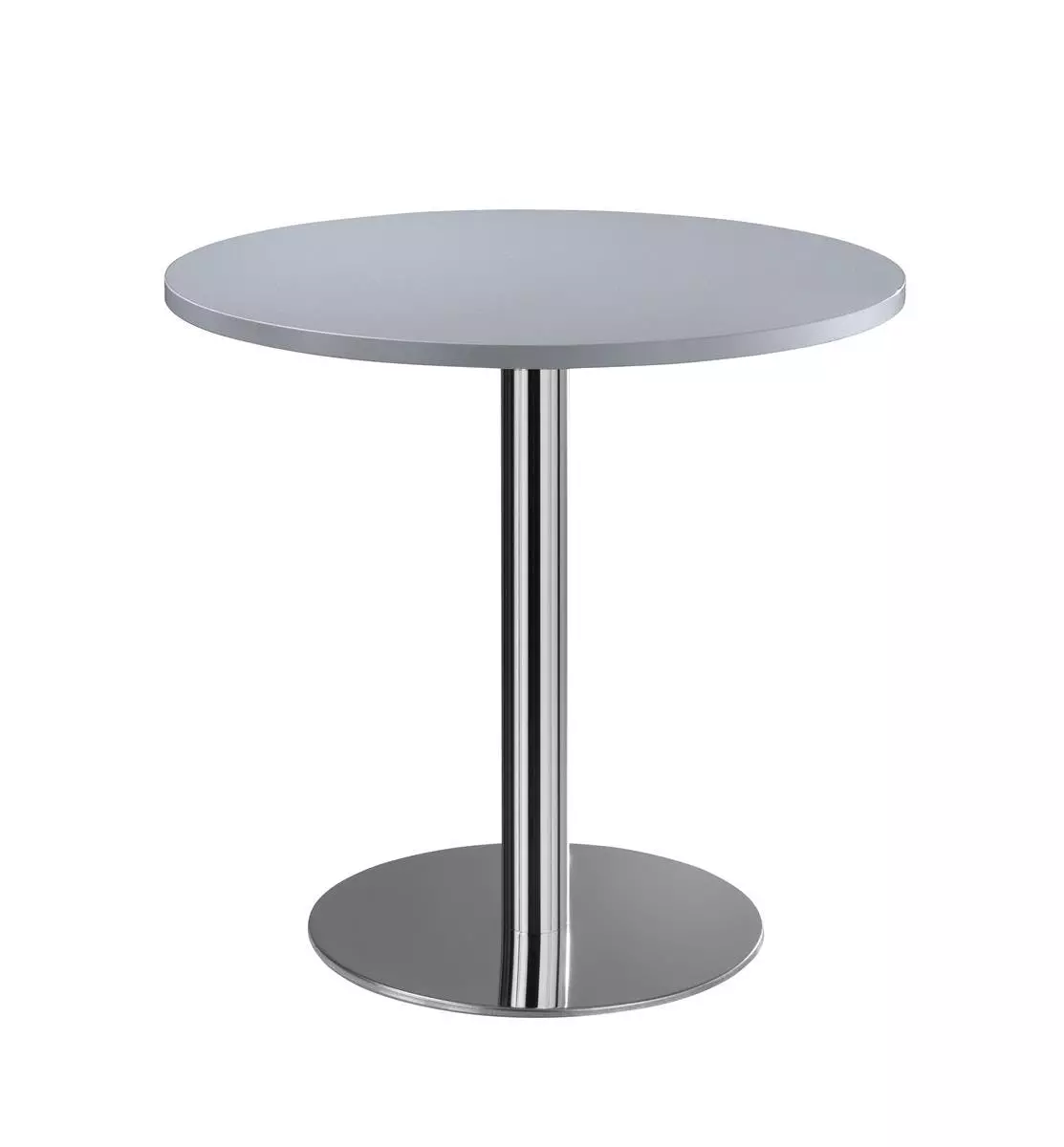 Lullmann Säulentisch - Rund - 750 X Ø 800 Mm - Chrom/lichtgrau 338520 4 Lullmann Säulentisch - Rund - 750 X Ø 800 Mm - Chrom/lichtgrau 338520 – Bild 2