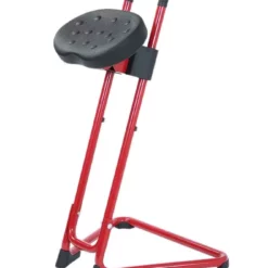 PROREGAL Stehhilfe San Diego Mit Stahlrohrgestell | PU-Sitz Schwarz | Gestellfarbe: Lichtgrau -Vidaxl Verkäufe 1f0a52d4 2a98 4f5e b1ba 0401fbdaab2c 1