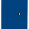 Lullmann Aktenschrank Metallschrank Abschließbar Mehrzweckschrank Blau 180x80x38cm 530333