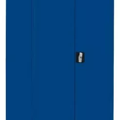 Lullmann Aktenschrank Metallschrank Abschließbar Mehrzweckschrank Blau 180x80x38cm 530333