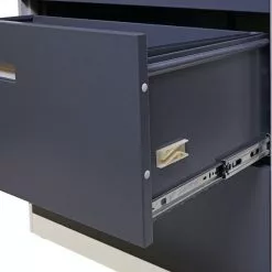 Null Hängeregisterschrank HWC-A10, Aktenschrank Büroschrank Stahlschrank, A4 Abschließbar ~ 132x76x46cm Grau-dunkelgrau -Vidaxl Verkäufe 211cb0a8 b7f0 4209 9dd5 2af3d445c1be