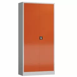 Lullmann Aktenschrank Kompl. Montiert 195x92x50cm Büro Metallschrank Mehrzweckschrank X-530354