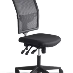 Lullmann Kassenstuhl Arbeitsstuhl Bürostuhl Büro Drehstuhl 910-1190 Mm Kunststofffußkreuz Netzrücken