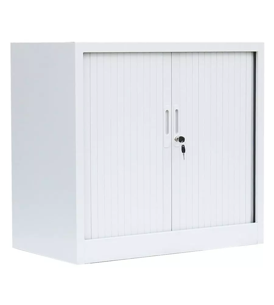 Lullmann Querrollladenschrank Sideboard 80cm Breit Stahl Büro Aktenschrank Rolladenschrank Weiß 555087 3 Lullmann Querrollladenschrank Sideboard 80cm Breit Stahl Büro Aktenschrank Rolladenschrank Weiß 555087