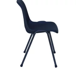 Lullmann 25x Formschalenstuhl Premium, 450/800 X 490 X 520 Mm, Schwarz/anthrazit