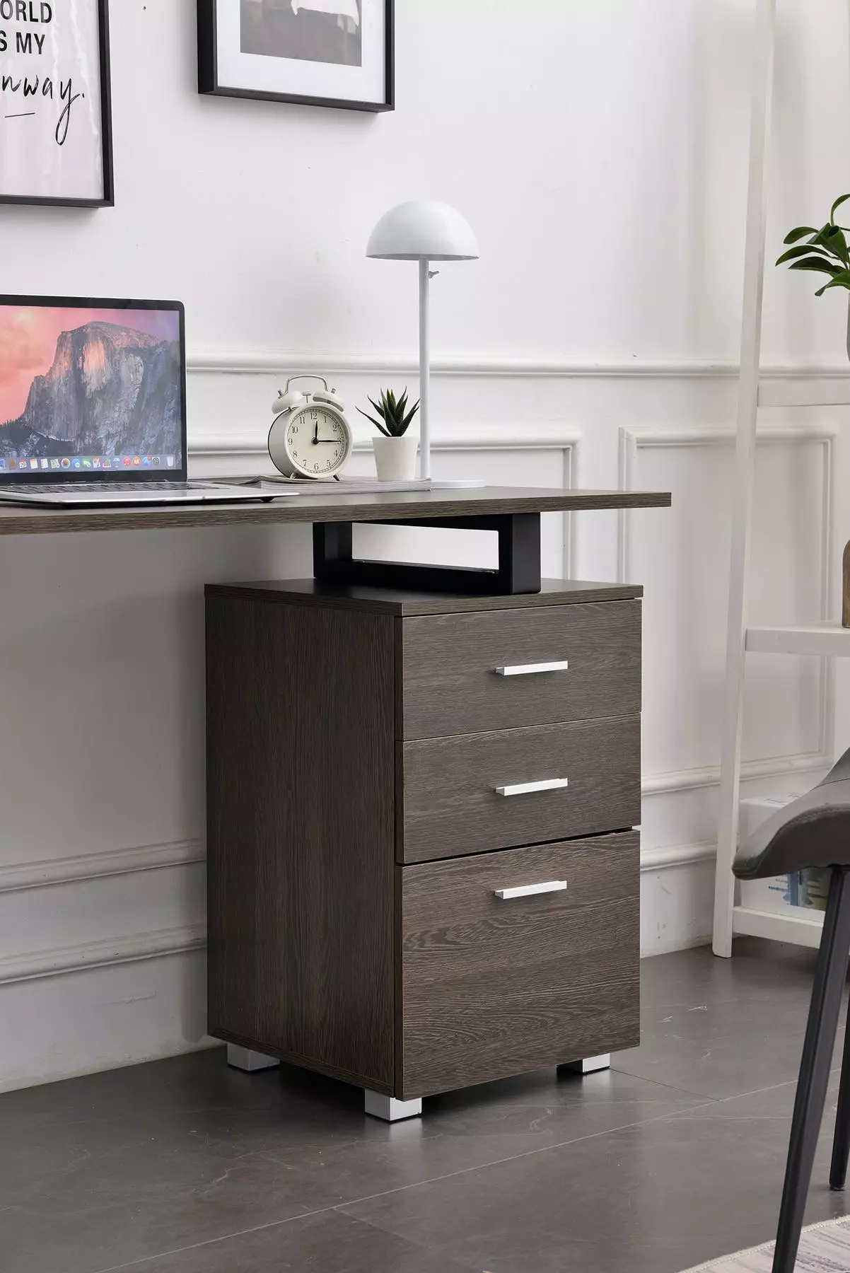 CLP Schreibtisch Stockton Braun 8 CLP Schreibtisch Stockton Braun – Bild 6