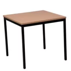 PROREGAL Bürotisch Wolf | Quadratisch | HxBxT 75x70x70 Cm | Schwarz-Buche -Vidaxl Verkäufe 29f21eab 09c2 4e11 b537 99cecdae537a