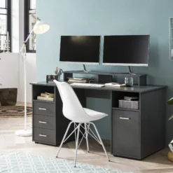 Null Möbelpartner Schreibtisch Fox | HxBxT 86x150x70 Cm | Anthrazit Von PROREGAL -Vidaxl Verkäufe 2b6a8a17 3df9 4d50 9386 8a35f86bdb6c scaled