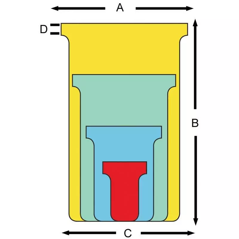 Null Nobo T-Karten, Größe 1 / 28 Mm, 170 G/qm, Gelb 8 Null Nobo T-Karten, Größe 1 / 28 Mm, 170 G/qm, Gelb – Bild 6