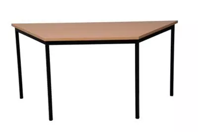 PROREGAL Bürotisch Wolf | Trapez | HxBxT 75x140x70 Cm | Grau 4 PROREGAL Bürotisch Wolf | Trapez | HxBxT 75x140x70 Cm | Grau – Bild 2
