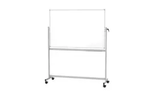 Maul Mobile Drehtafel, HxBxT 1950x1350x650mm, Magnethaftend, 2 Schreibflächen, Ablageschale, Rahmen Alu, Gestell Silber 8 Maul Mobile Drehtafel, HxBxT 1950x1350x650mm, Magnethaftend, 2 Schreibflächen, Ablageschale, Rahmen Alu, Gestell Silber – Bild 6