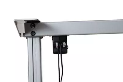 PROREGAL Elektrisch Höhenverstellbarer Schreibtisch Zebra | HxBxT 70-116x160x80 Cm | Silber-Grau 8 PROREGAL Elektrisch Höhenverstellbarer Schreibtisch Zebra | HxBxT 70-116x160x80 Cm | Silber-Grau – Bild 6