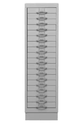 PROREGAL Schubladenschrank Swan | 13 Schubladen | DIN A3 | HxBxT 98 X 53 X 43 Cm | Grau 6 PROREGAL Schubladenschrank Swan | 13 Schubladen | DIN A3 | HxBxT 98 X 53 X 43 Cm | Grau – Bild 4