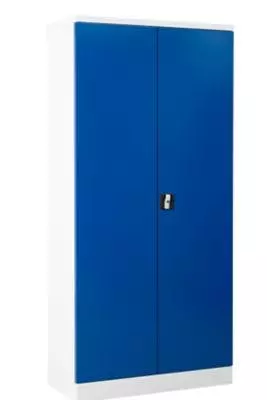 PROREGAL Stahlschrank Bee | HxBxT 195x92x50 Cm | Weiß-Blau 8 PROREGAL Stahlschrank Bee | HxBxT 195x92x50 Cm | Weiß-Blau – Bild 6