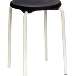 PROREGAL Stapelhocker Oakland | PU-Sitz Schwarz | Gestell In Lichtgrau | Sitzhöhe: 60 Cm -Vidaxl Verkäufe 33048dc9 8ff2 468e 82fc 024f19d67863 1