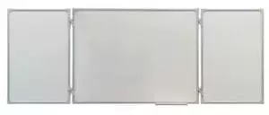 Franken Whiteboard, HxB 600x900mm, Emalliert, Magnethaftend, 2 Flügel/5 Flächen, Rahmen Alu, Silber 5 Franken Whiteboard, HxB 600x900mm, Emalliert, Magnethaftend, 2 Flügel/5 Flächen, Rahmen Alu, Silber – Bild 3