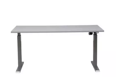 PROREGAL Elektrisch Höhenverstellbarer Schreibtisch Zebra | HxBxT 70-116x180x80 Cm | Weiß-Grau 6 PROREGAL Elektrisch Höhenverstellbarer Schreibtisch Zebra | HxBxT 70-116x180x80 Cm | Weiß-Grau – Bild 4