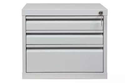 PROREGAL Unterbaucontainer Sparrow | 2 Schubladen | HxBxT 38x46x55 Cm | Grau 4 PROREGAL Unterbaucontainer Sparrow | 2 Schubladen | HxBxT 38x46x55 Cm | Grau – Bild 2