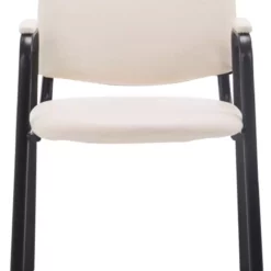 CLP 4er Set Besucherstühle Ken PRO Kunstleder Creme -Vidaxl Verkäufe 36f1553d 3872 4725 b146 887e785e6a8d