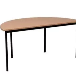 PROREGAL Bürotisch Wolf | Halbkreis | HxBxT 75x160x80 Cm | Schwarz-Buche -Vidaxl Verkäufe 37a2371e 03fb 457b 9bf0 166e511d20da