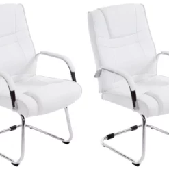 CLP 2er Set Stühle Attila Weiß