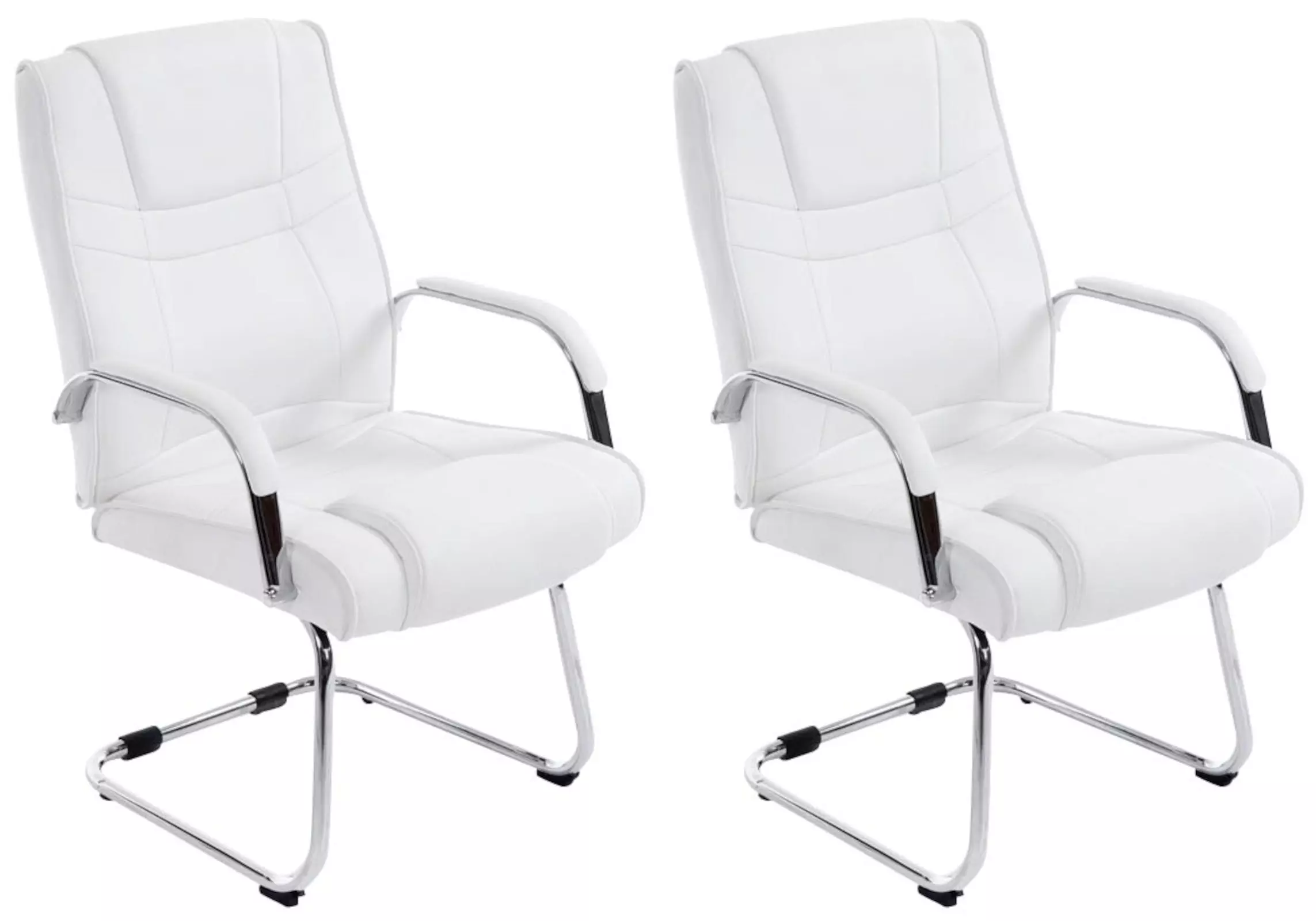 CLP 2er Set Stühle Attila Weiß 3 CLP 2er Set Stühle Attila Weiß