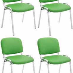 CLP 4er Set Stühle Ken C Kunstleder Rot -Vidaxl Verkäufe 417ae574 8dfb 423d 918d a3528d597c28