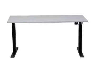 PROREGAL Elektrisch Höhenverstellbarer Schreibtisch Zebra | HxBxT 70-116x160x80 Cm | Silber-Grau 6 PROREGAL Elektrisch Höhenverstellbarer Schreibtisch Zebra | HxBxT 70-116x160x80 Cm | Silber-Grau – Bild 4