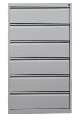 PROREGAL Karteischrank Mare| 6 Schubladen | HxBxT 132x53x62 Cm | Anthrazit 5 PROREGAL Karteischrank Mare| 6 Schubladen | HxBxT 132x53x62 Cm | Anthrazit – Bild 3