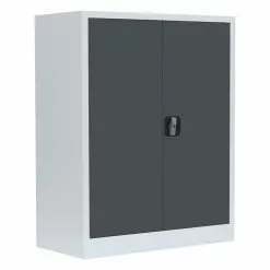 Lullmann Stahl-Aktenschrank Metallschrank Abschließbar Büroschrank Stahlschrank 100 X 80 X 38,3cm Grau/Rot 530314 -Vidaxl Verkäufe 440d6205 50b8 4c23 884e b9ba44c2c0fe 5