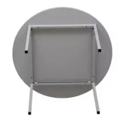 PROREGAL Bürotisch Wolf | Rund | HxBxT 75x100x100 Cm | Grau -Vidaxl Verkäufe 44fde4d8 538a 4e96 a343 61cf06e22a48