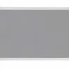 Maul Pinntafel, HxB 600x900mm, Pinnbar, Tafel Textil, Grau, Rahmen Alu